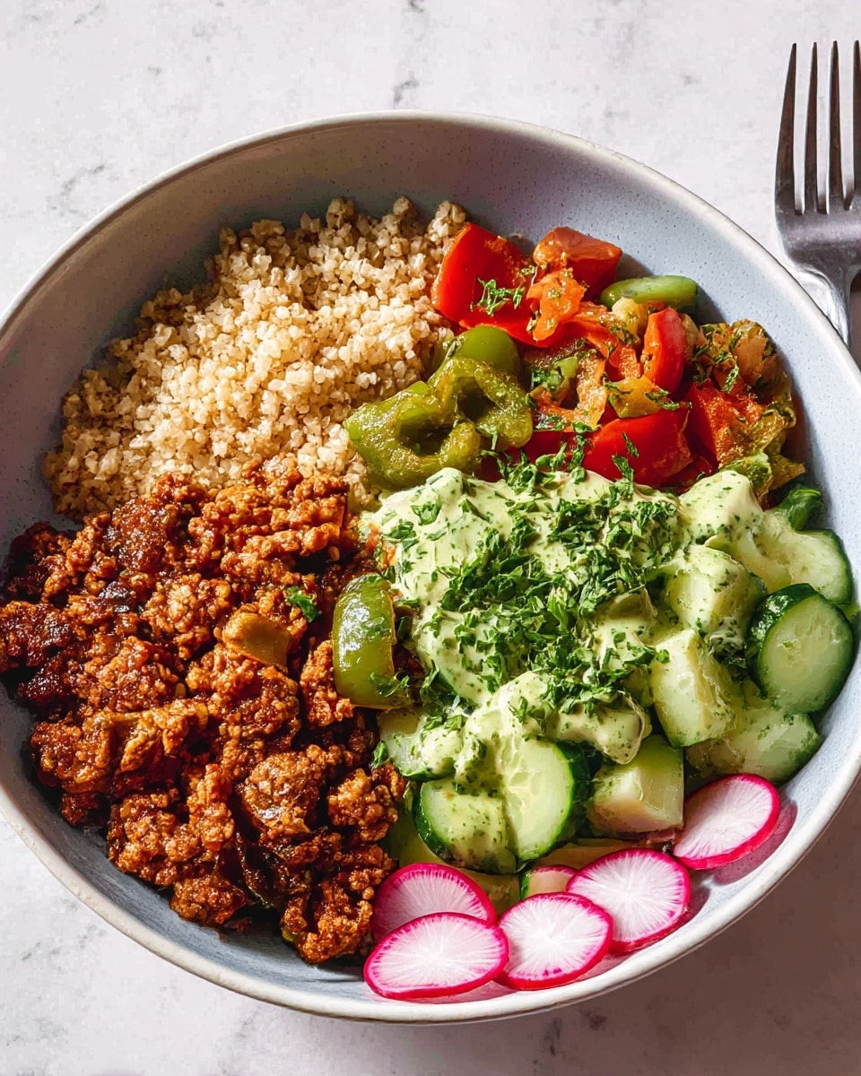 Mediterranean Beef Bowls Recipe - Recipe Image