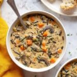 Wild Mushroom Rice Soup Recipe