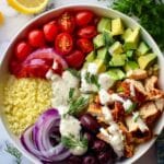 Low Carb Greek Chicken Bowl Recipe