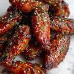 Sticky Honey Garlic Wings Recipe
