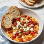 Strapatsada (Greek Tomato Feta Scrambled Eggs) Recipe