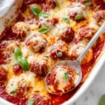 Saucy & Cheesy Chicken Meatballs Recipe