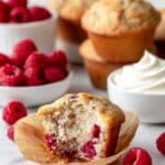 Raspberry Muffins (Easy + 1-Bowl!) Recipe