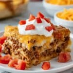 Easy Layered Taco Bake Recipe
