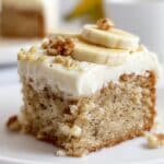 Amazing Banana Bread Cake with Cream Cheese Frosting Recipe