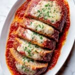 Italian Meatloaf with Tomato Sauce and Provolone Recipe