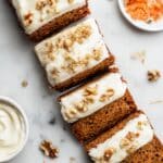 Carrot Cake Banana Bread with Cream Cheese Frosting Recipe