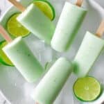Creamy Lime Coconut Popsicles Recipe