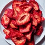 Dehydrated Strawberries Using Oven, Air Fryer, or Food Dehydrator Recipe