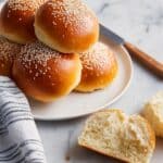 Beautiful Homemade Burger Buns Recipe