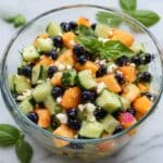Blueberry Peach Feta Salad Recipe