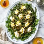 Roasted Asparagus with Burrata and Pistachios Recipe