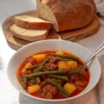 Fasolakia me Arni: Greek Lamb and String Beans Stew Recipe