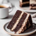 Chocolate Tiramisu Cake with Coffee Soak and Mascarpone Frosting Recipe