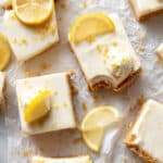 No Bake Lemon Cheesecake Bars Recipe