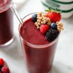 Coconut Water Smoothie with Berries Recipe