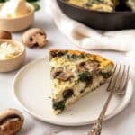 Egg White Vegetable Frittata with Mozzarella and Parmesan Recipe