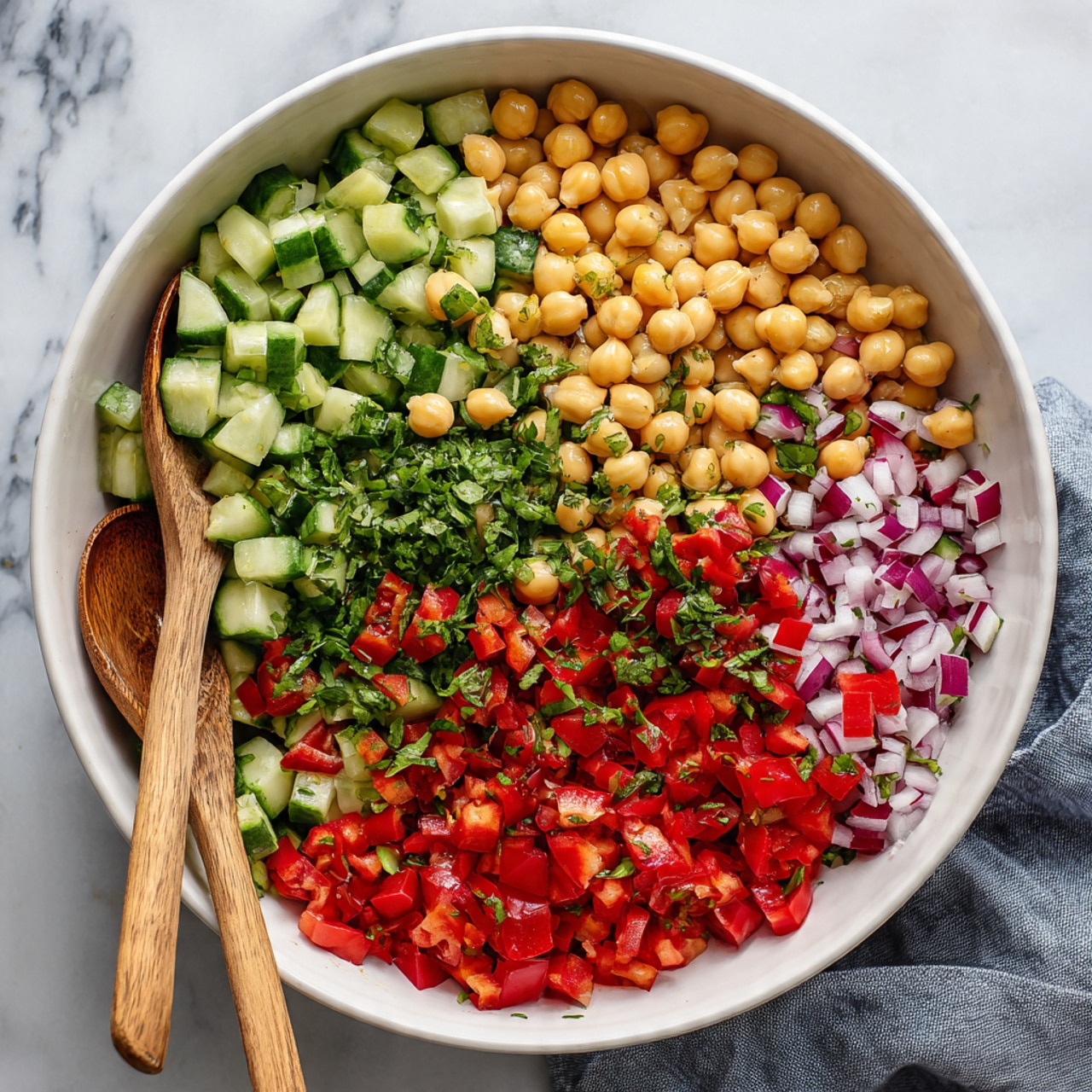 Mediterranean Chickpea Salad Recipe - Recipe Image