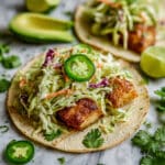 Fish Tacos with Cilantro Lime Slaw Recipe