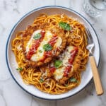 Classic Chicken Parmesan with Crispy Breading and Melted Fontina Recipe