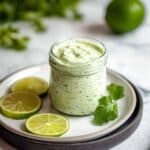 Creamy Garlic Lime Cilantro Sauce Recipe