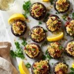 Crispy Cheese and Herb Stuffed Mushrooms Recipe