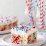 Red, White, & Blue Poke Cake Recipe