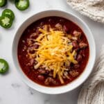 Slow Cooker Fire Roasted Brisket Chili Recipe