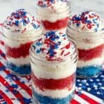 4th of July Cake in a Jar Recipe