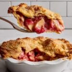 Classic Rhubarb Pie with a Flaky Crust and Sugared Top Recipe