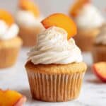 Peaches & Cream Cupcakes Recipe
