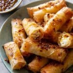 Oven Fried Feta Rolls with Chili Honey Recipe